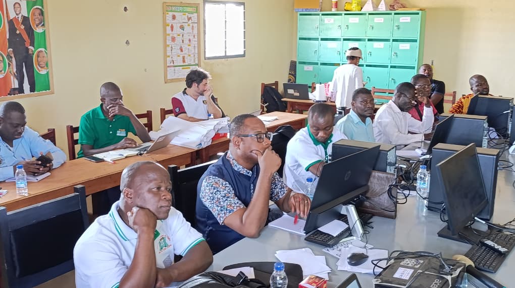 Un momento della formazione in Costa d'Avorio